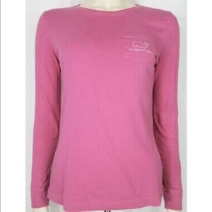 Vineyard vines shirt long sleeve  pink siz…
